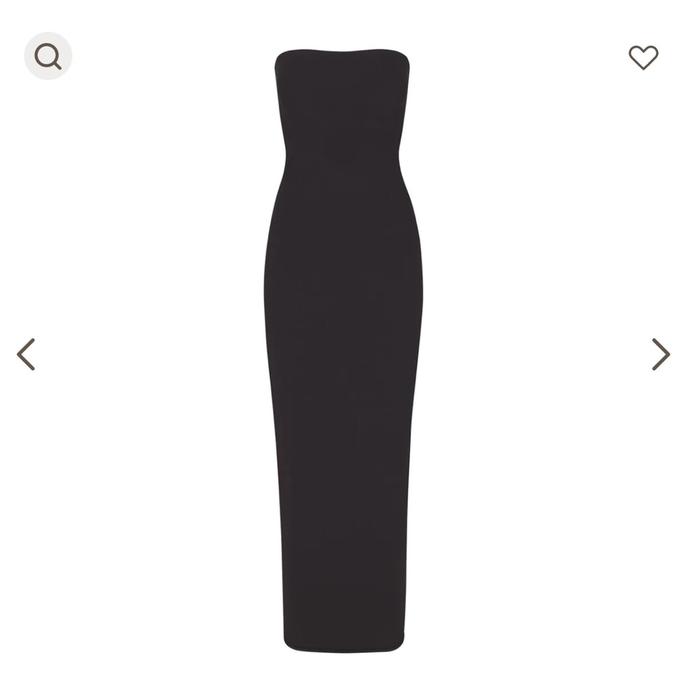 strapless dress